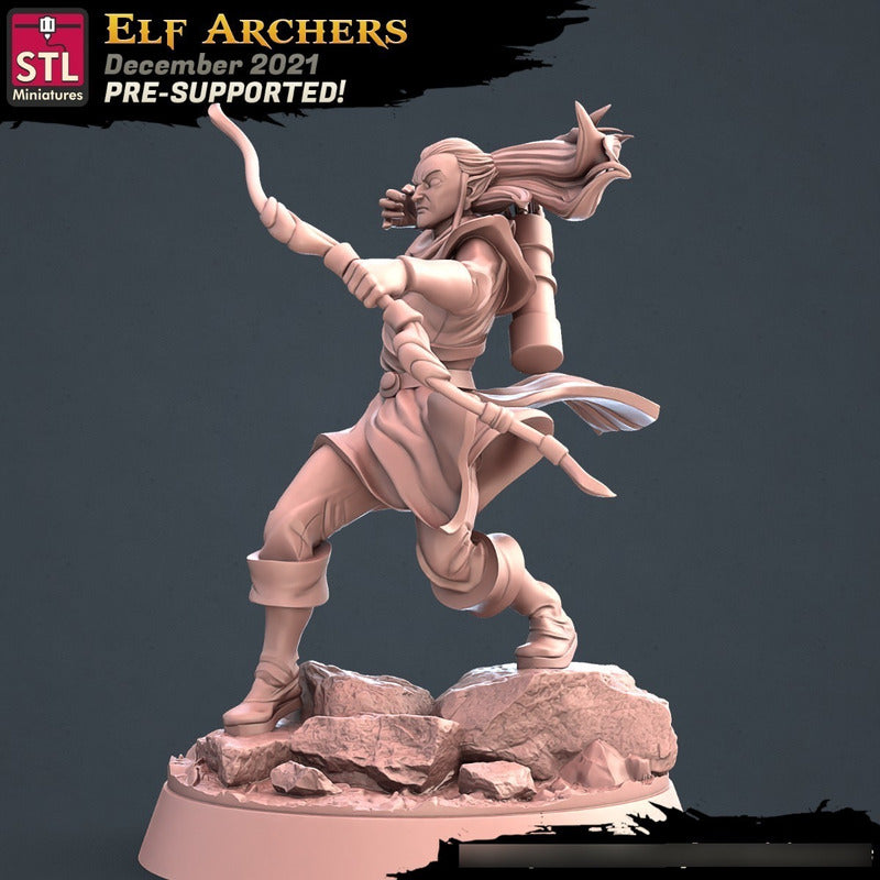 STL Miniatures - Elves 2021 December release 35mm